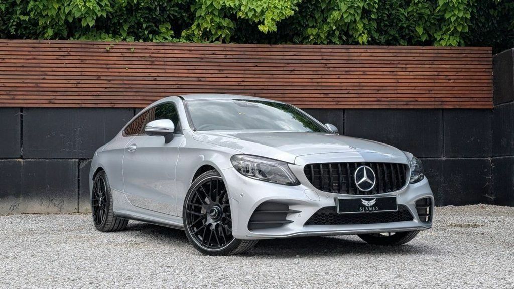 Mercedes-Benz C Class 2018 2.0 C220d Amg Line Coupe G-tronic BL68YXZ Silver #4