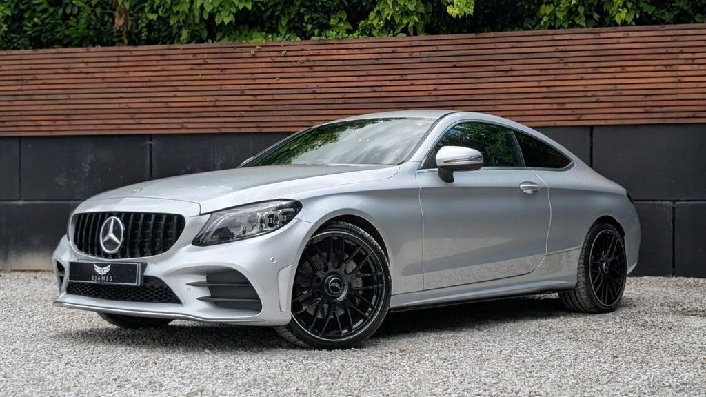 Mercedes-Benz C Class 2018 2.0 C220d Amg Line Coupe G-tronic BL68YXZ Silver #2