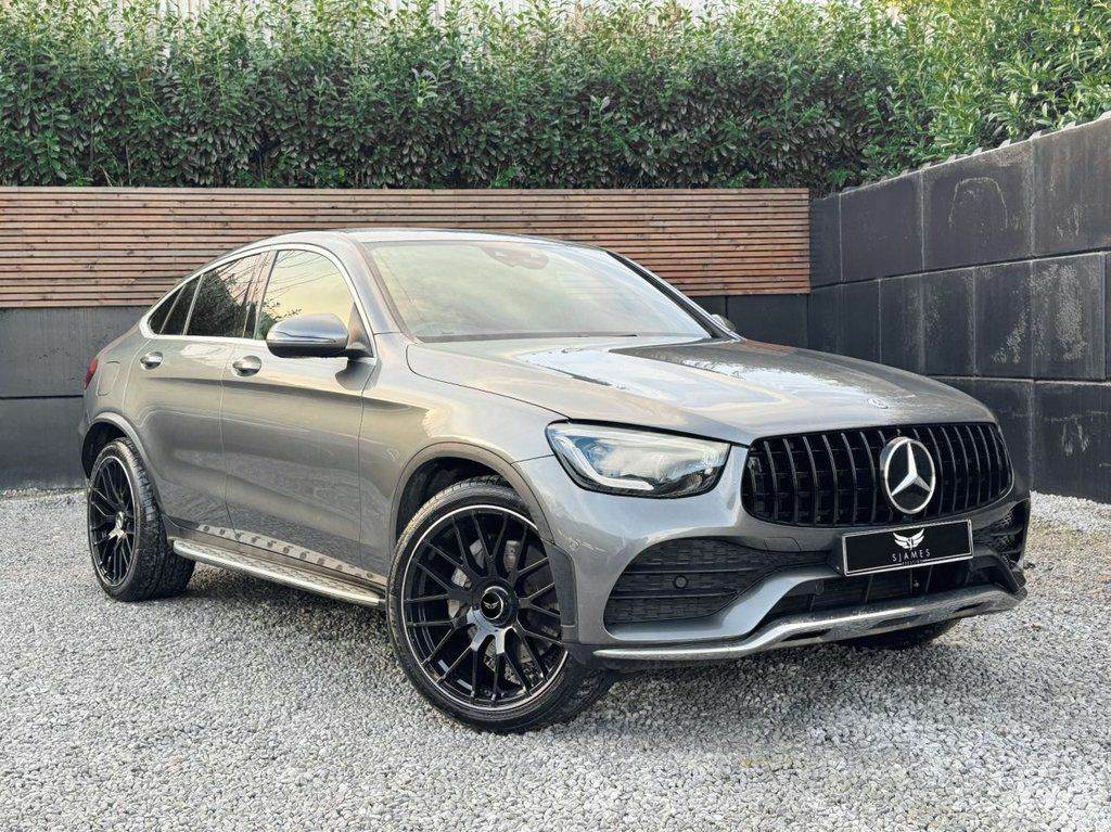 Mercedes-Benz GLC Class 2021 2.0 Glc300h Mhev Amg Line Coupe Hy OV71WLL Grey #3
