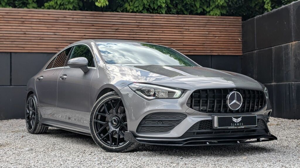 Mercedes-Benz CLA Class 2022 1.3 Cla200 Amg Line Premium Plus 2 Coupe RE22XDF Grey #3