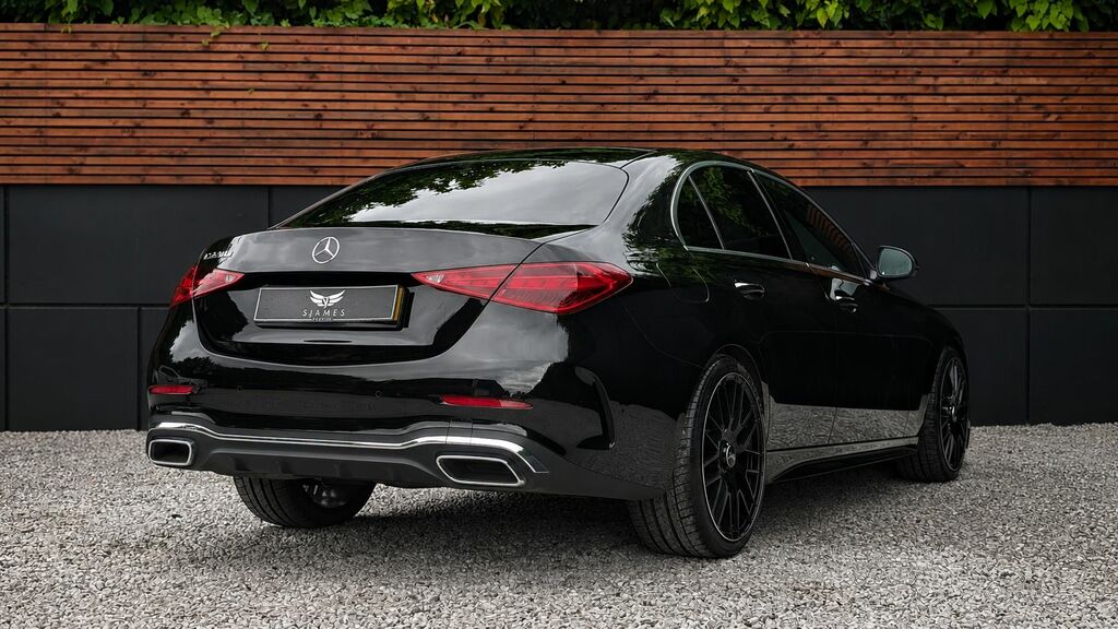 Mercedes-Benz C Class 2023 2.0 C220dh Mhev Amg Line Saloon Hy PL23ABF Black #6