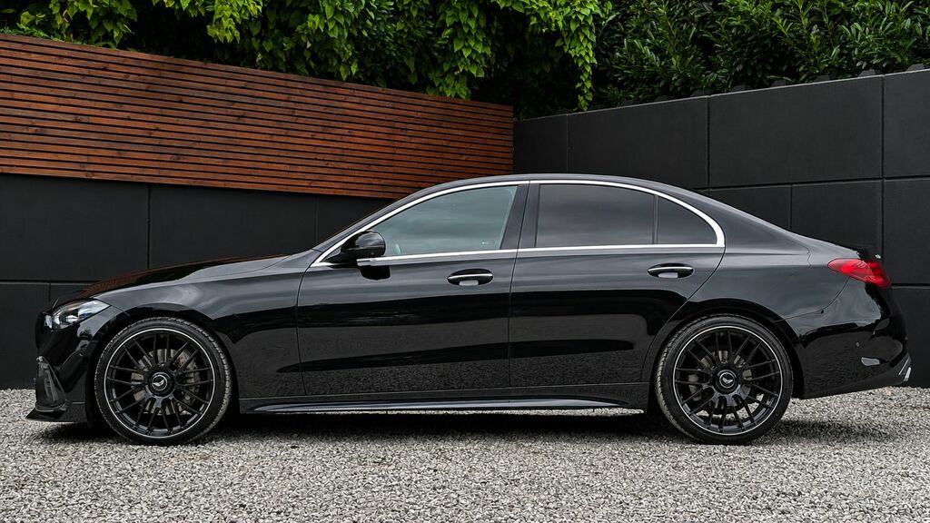 Mercedes-Benz C Class 2023 2.0 C220dh Mhev Amg Line Saloon Hy PL23ABF Black #5