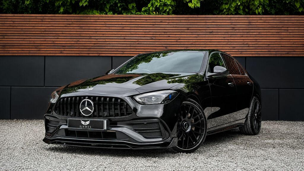 Mercedes-Benz C Class 2023 2.0 C220dh Mhev Amg Line Saloon Hy Black