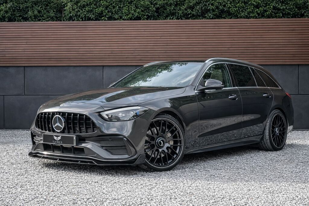 Mercedes-Benz C Class 2023 1.5 C200h Mhev Amg Line Estate Hyb Grey #2