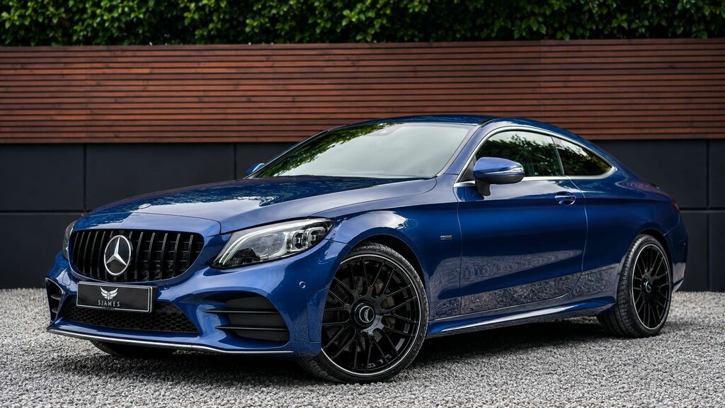 Mercedes-Benz C Class 2021 2.0 C220d Amg Line Edition Coupe G Blue #2