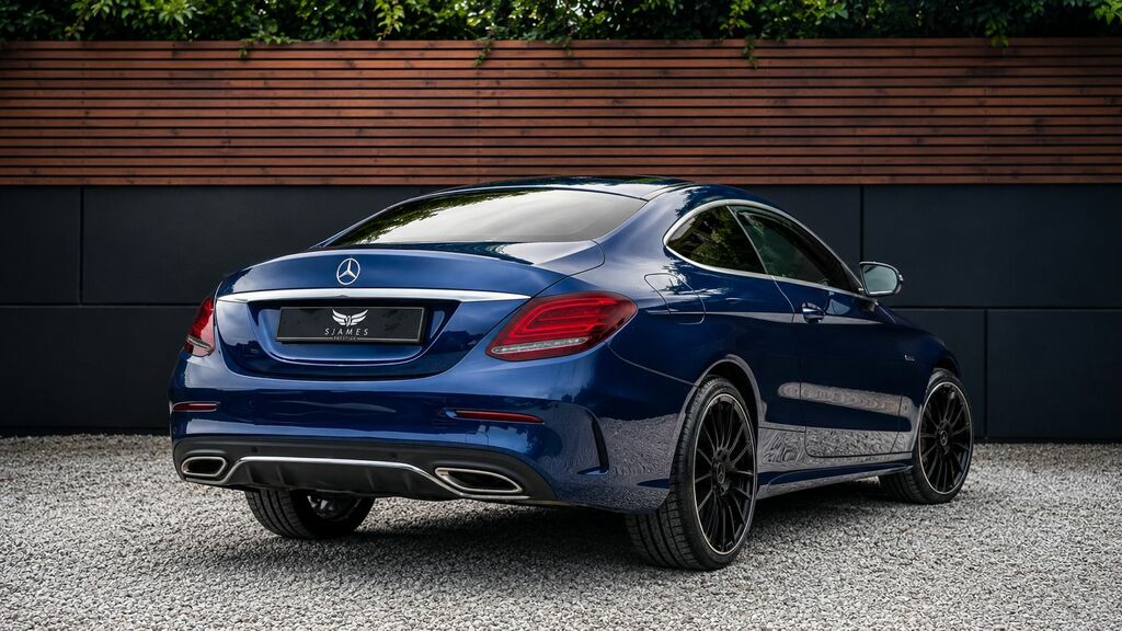 Mercedes-Benz C Class 2021 2.0 C220d Amg Line Edition Coupe G Blue #6