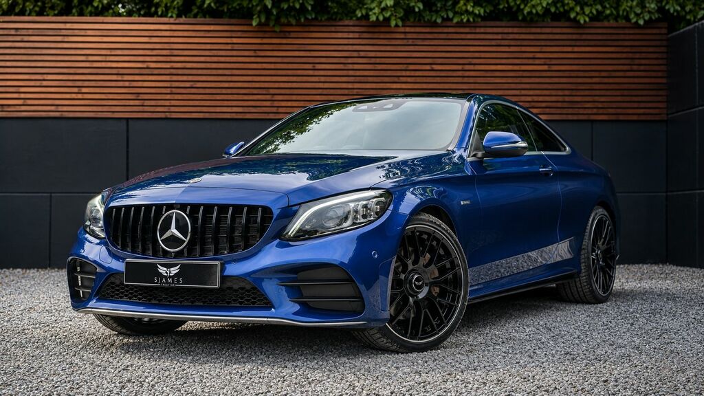 Mercedes-Benz C Class 2021 2.0 C220d Amg Line Edition Coupe G Blue
