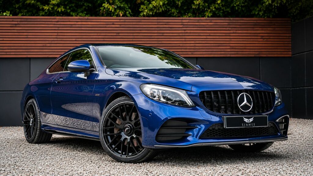 Mercedes-Benz C Class 2021 2.0 C220d Amg Line Edition Coupe G Blue #3