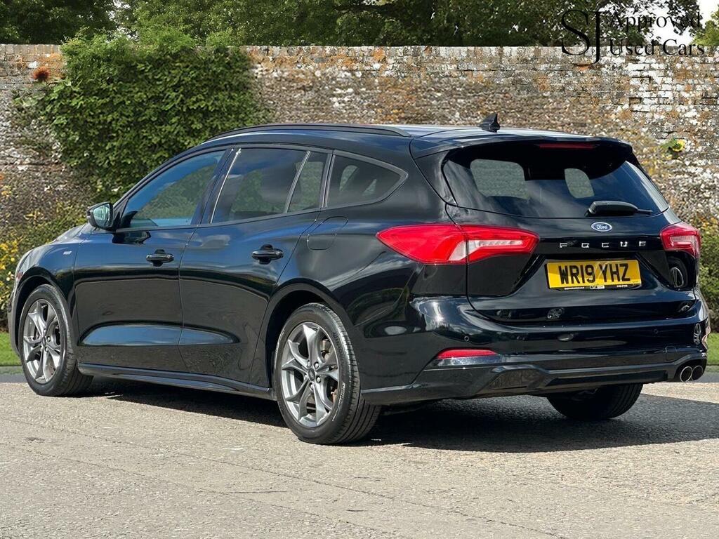 Ford Focus Estate 1.0T Ecoboost St-line Euro 6 Ss 201 WR19YHZ Black #6