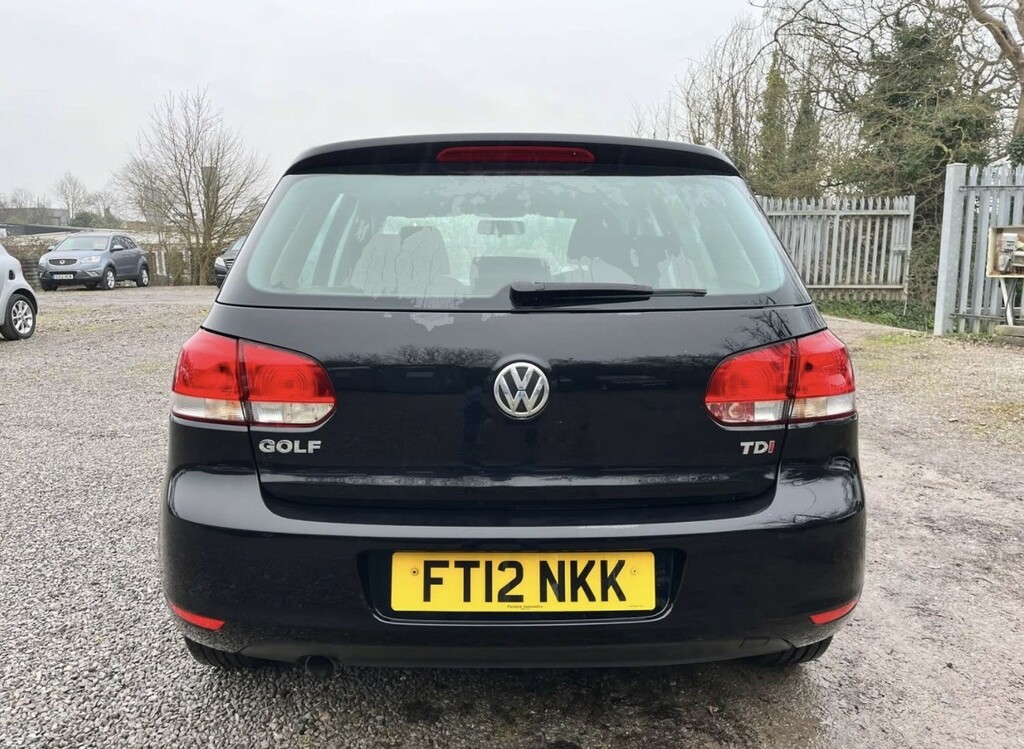 Volkswagen Golf Hatchback 1.6 Tdi S 2012 FT12NKK Black #6