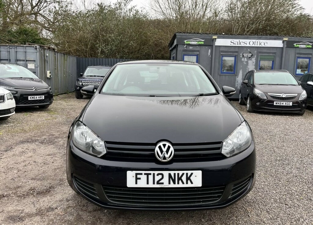 Volkswagen Golf Hatchback 1.6 Tdi S 2012 FT12NKK Black #2
