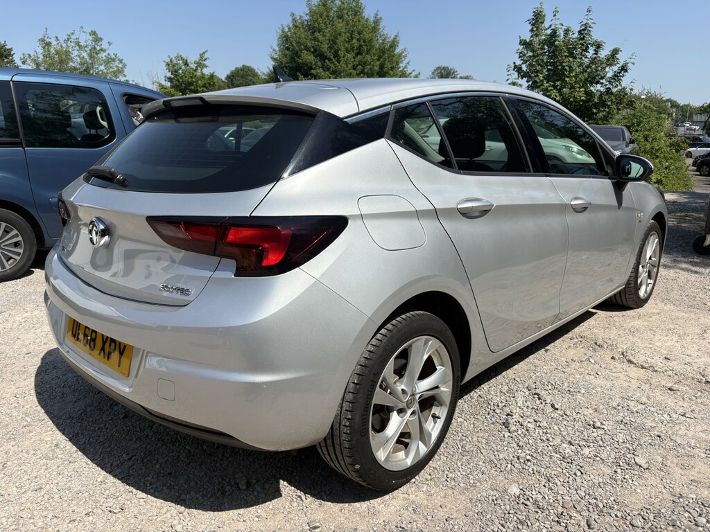 Vauxhall Astra Hatchback 1.0 I Turbo Ecotec Sri Nav 201868 DL68XPY Silver #5