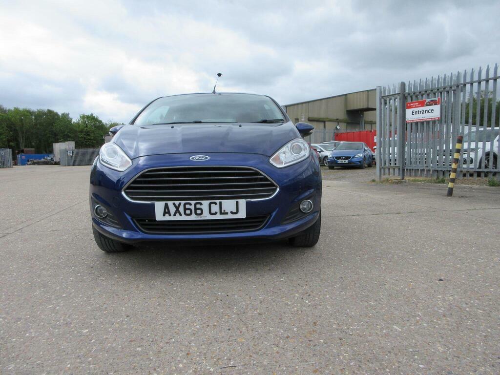 Ford Fiesta 1.25 Zetec Euro 6 AX66CLJ Blue #2
