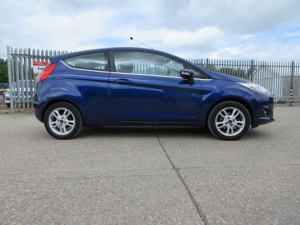 Ford Fiesta 1.25 Zetec Euro 6 AX66CLJ Blue #4