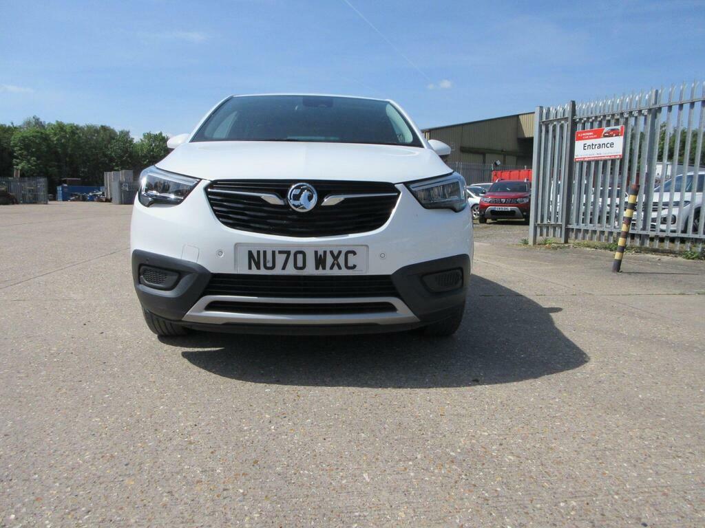 Vauxhall Crossland X 1.2 Turbo Business Edition Nav Euro 6 S S NU70WXC White #2