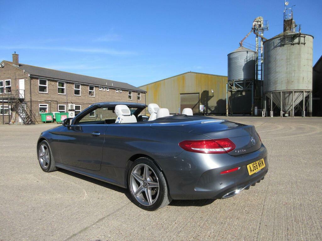 Mercedes-Benz C Class 2.1 C250d Amg Line Premium Plus Cabriolet G-tron AJ68WRW Grey #5