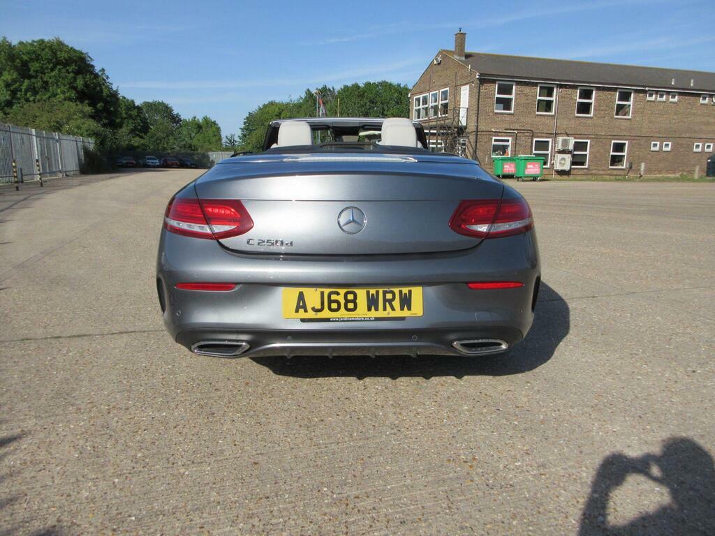 Mercedes-Benz C Class 2.1 C250d Amg Line Premium Plus Cabriolet G-tron AJ68WRW Grey #3