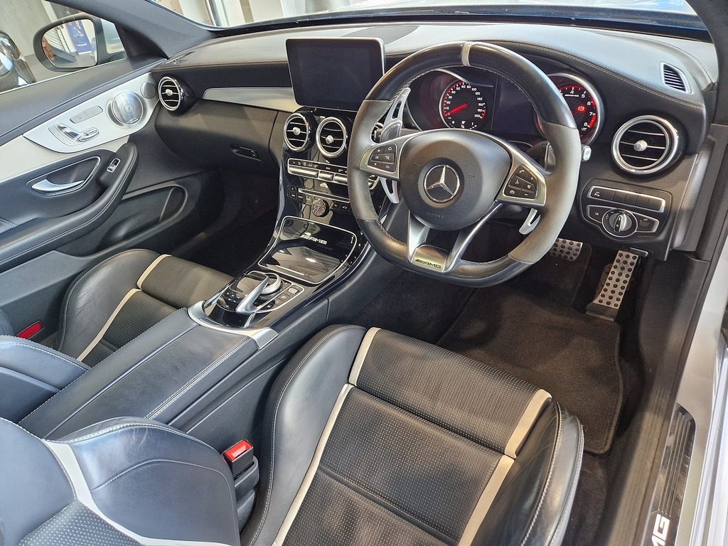 Mercedes-Benz C Class C63 V8 Biturbo Amg S Silver #4