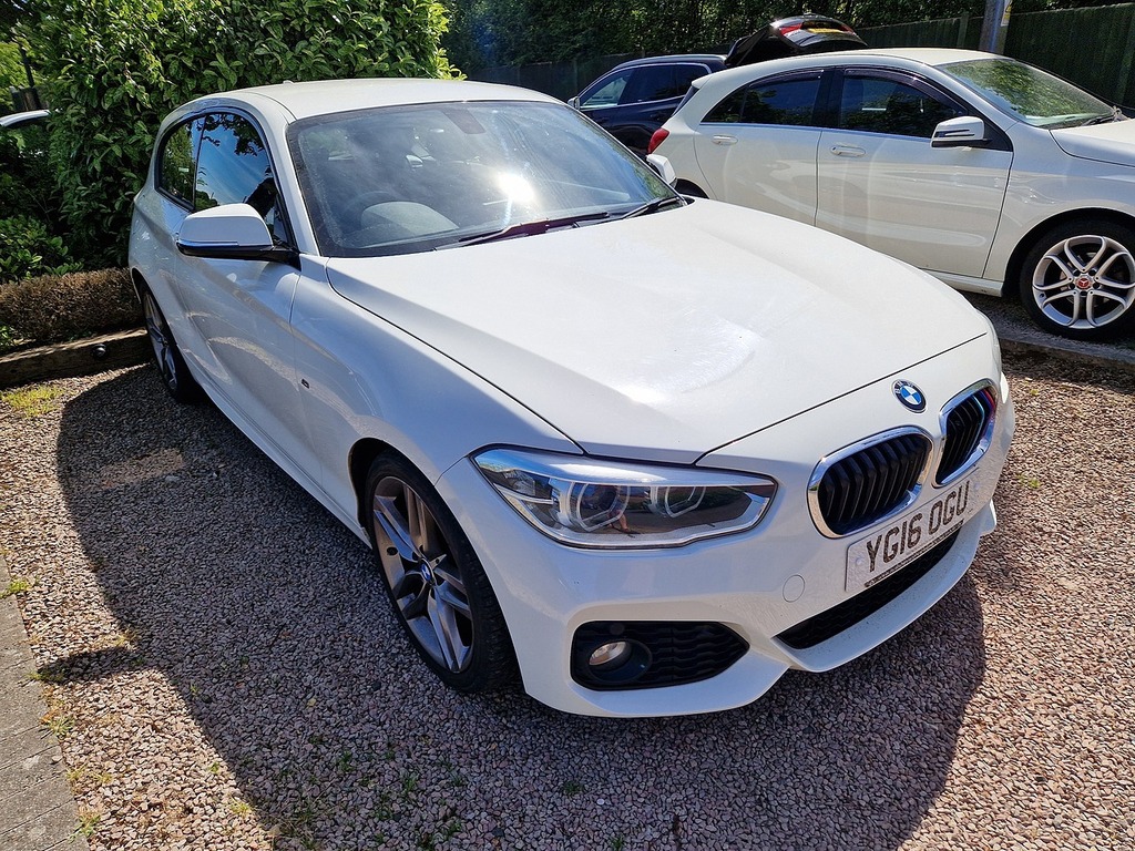 BMW 1 Series 118I M Sport YG16OGU White #2