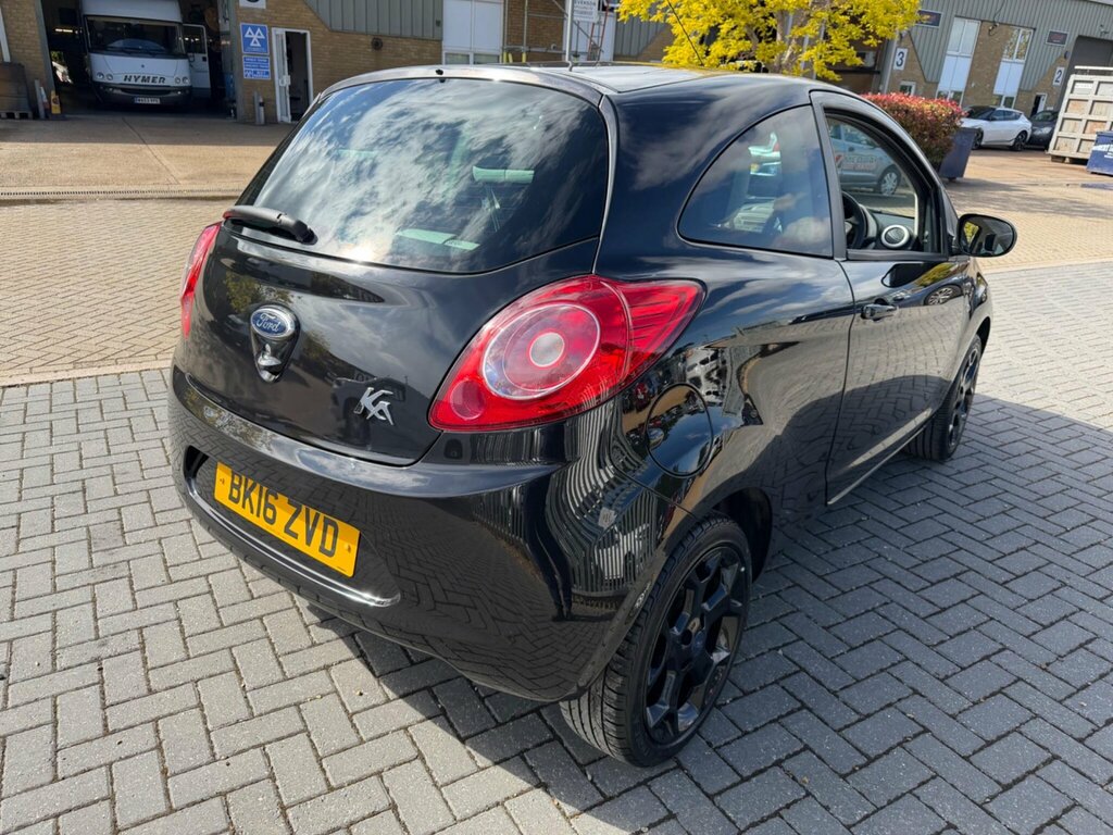 Ford KA 1.2 Zetec Black Edition Euro 6 Ss BK16ZVD Black #3