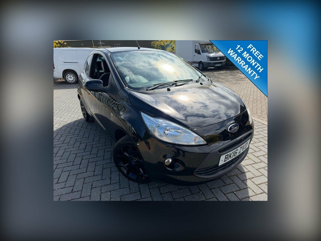Ford KA 1.2 Zetec Black Edition Euro 6 Ss Black