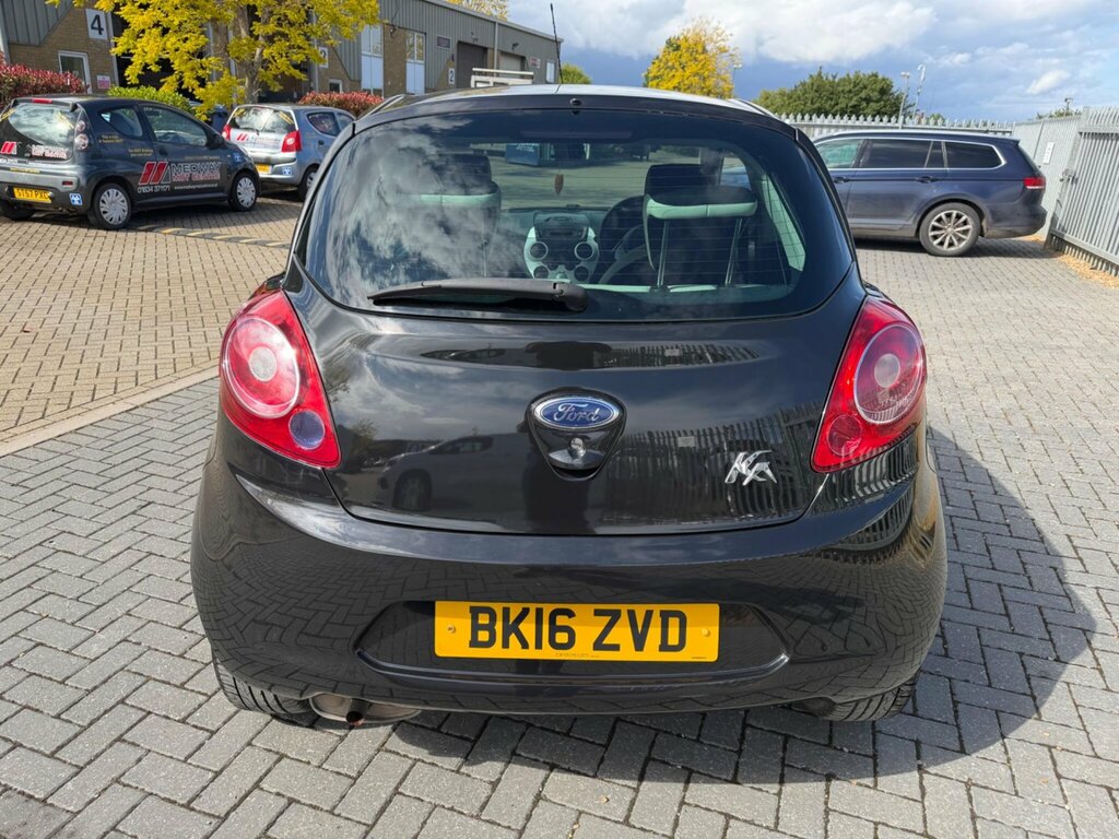 Ford KA 1.2 Zetec Black Edition Euro 6 Ss BK16ZVD Black #4