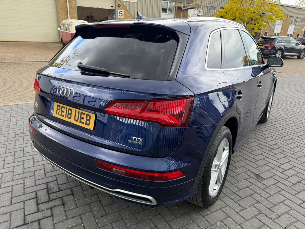 Audi Q5 2.0 Tdi 40 S Line S Tronic Quattro Euro 6 Ss RE18UEB Blue #3