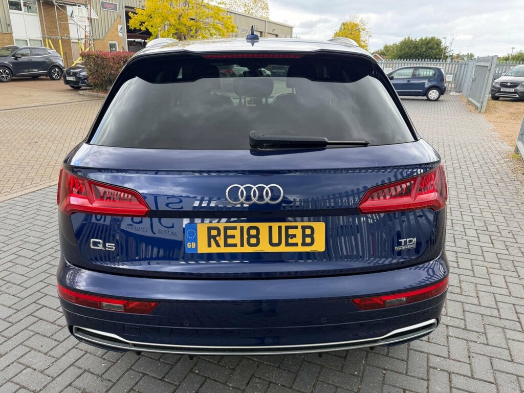 Audi Q5 2.0 Tdi 40 S Line S Tronic Quattro Euro 6 Ss RE18UEB Blue #4