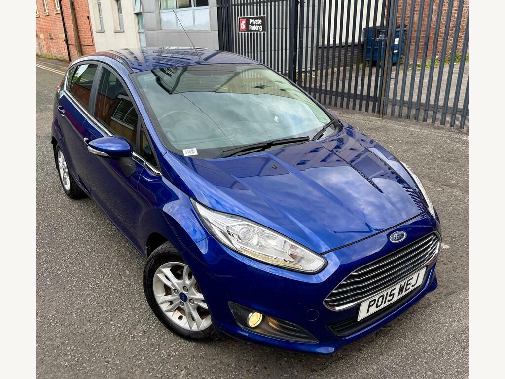 Ford Fiesta 1.5 Tdci Zetec Euro 6 PO15WEJ Blue #3