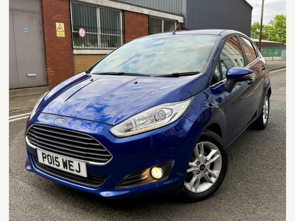 Ford Fiesta 1.5 Tdci Zetec Euro 6 PO15WEJ Blue #2