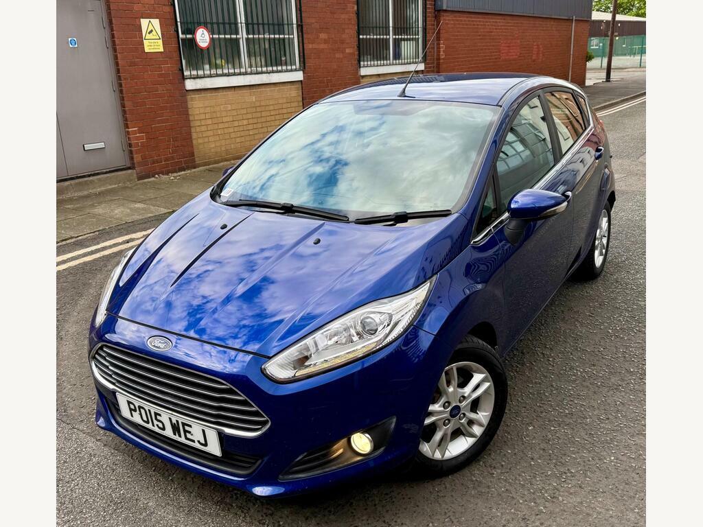 Ford Fiesta 1.5 Tdci Zetec Euro 6 PO15WEJ Blue #4