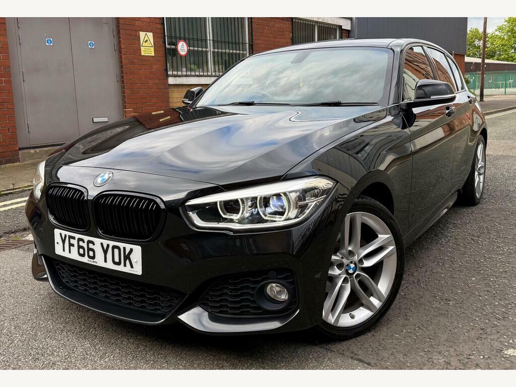 BMW 1 Series 1.5 116D M Sport Euro 6 S S YF66YOK Black #3