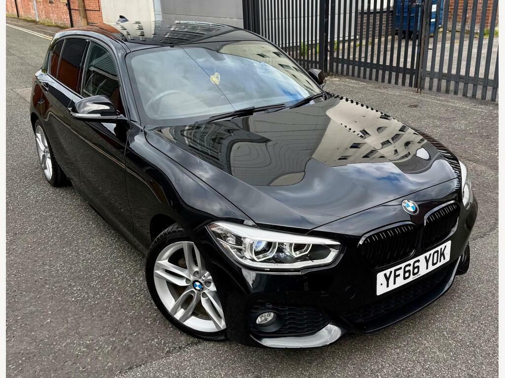 BMW 1 Series 1.5 116D M Sport Euro 6 S S YF66YOK Black #4