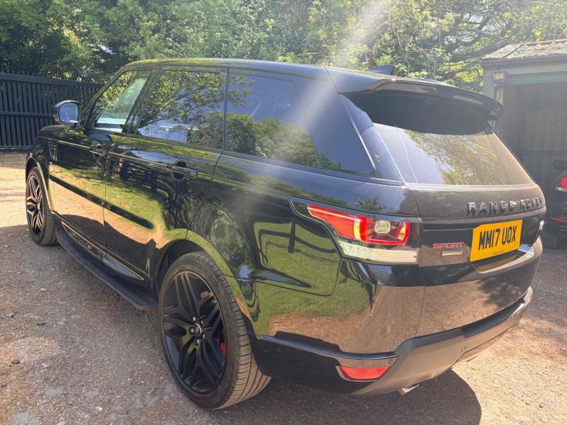 Land Rover Range Rover Sport 3.0 Sd V6 Hse 4Wd Euro 6 Ss - 2017 17 MM17UOX Black #4