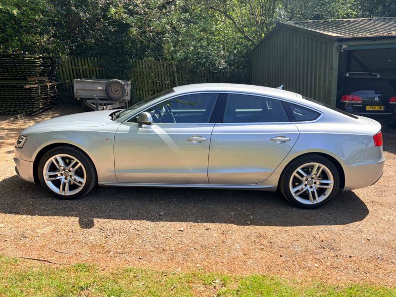 Audi A5 1.8 Tfsi S Line Sportback Multitronic Euro 6 Ss Silver #5