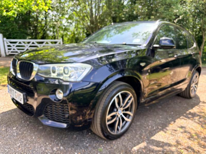 BMW X3 2.0 20D M Sport Xdrive Euro 6 Ss - 201 HY17GYG Black #3
