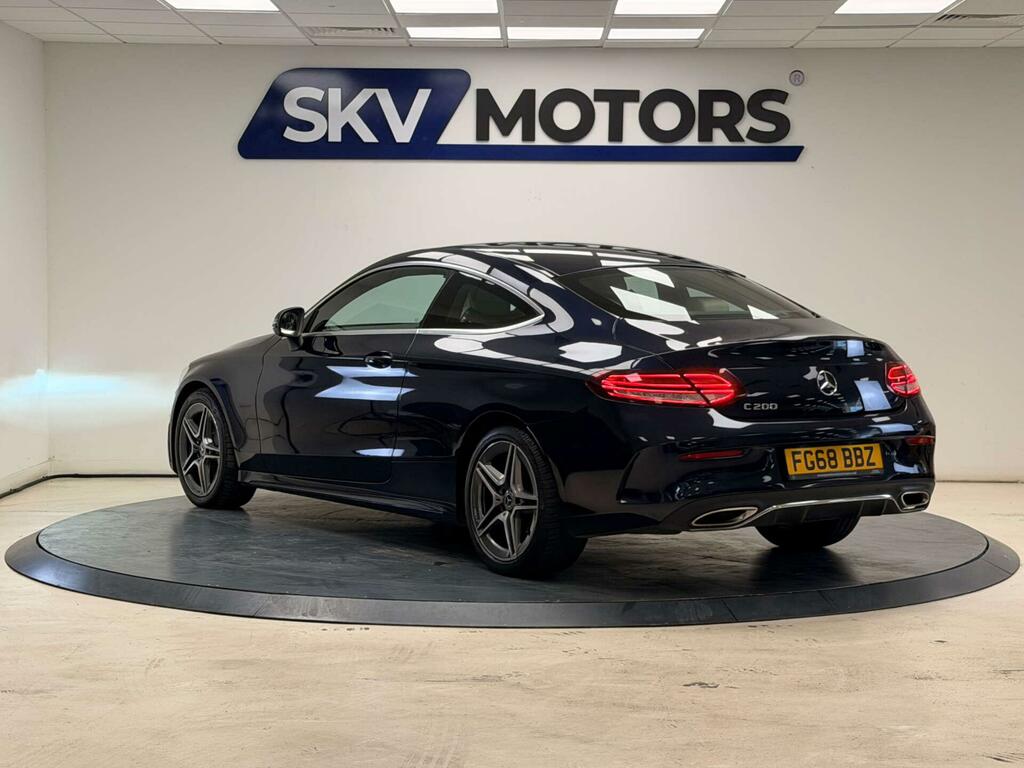 Mercedes-Benz C Class Coupe FG68BBZ Blue #2