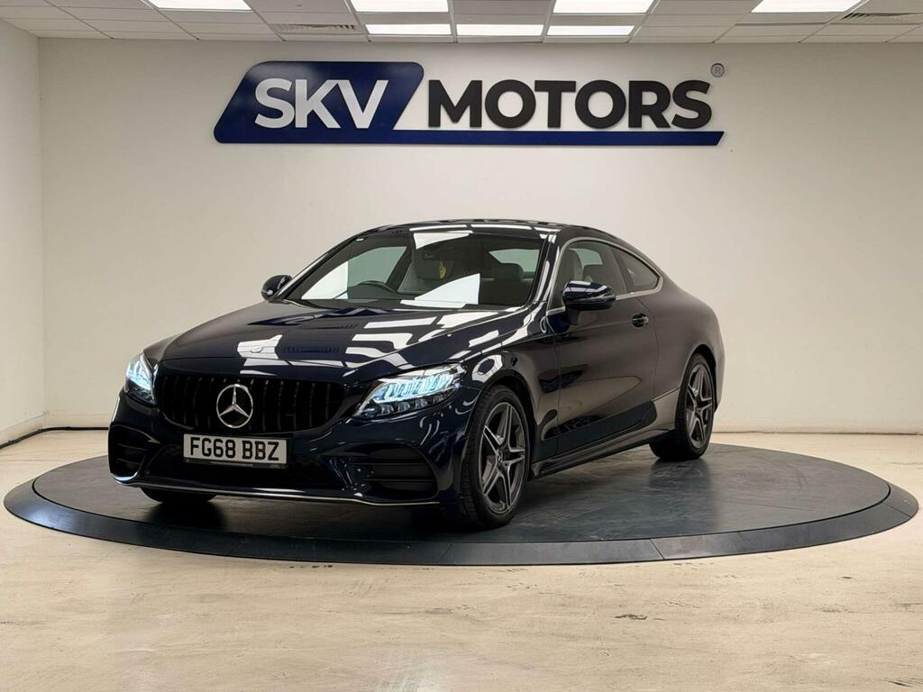 Mercedes-Benz C Class Coupe FG68BBZ Blue #5