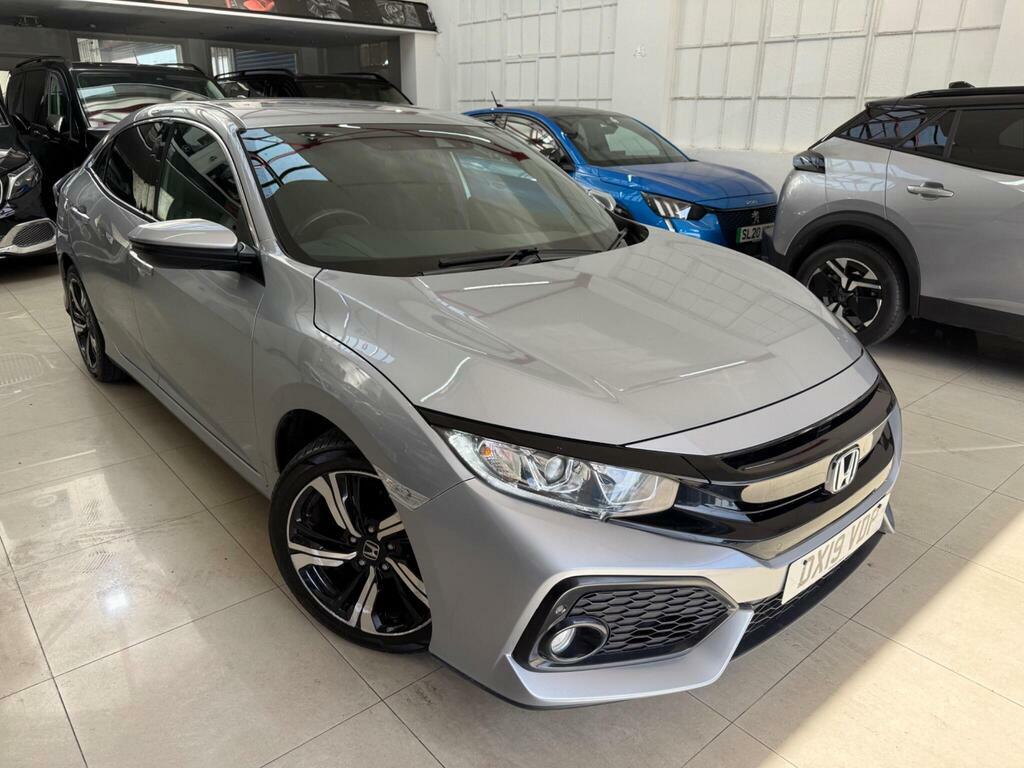 Honda Civic 1.0 Vtec Turbo Sr Cvt Euro 6 S S DX19VDP Silver #2