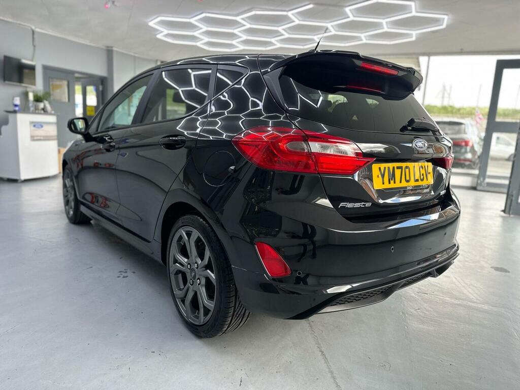 Ford Fiesta Hatchback 1.0T Ecoboost Mhev St-line Edition Euro YM70LGV Black #4