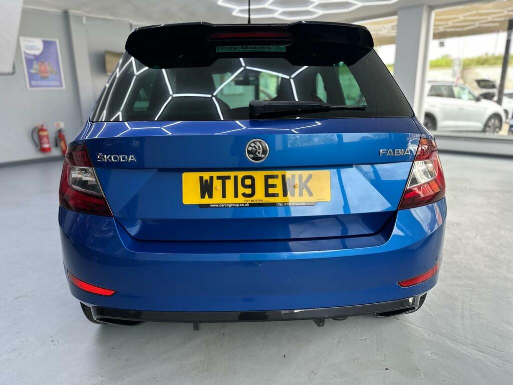 Skoda Fabia Hatchback 1.0 Tsi Monte Carlo Euro 6 Ss 20 WT19EWK Blue #5