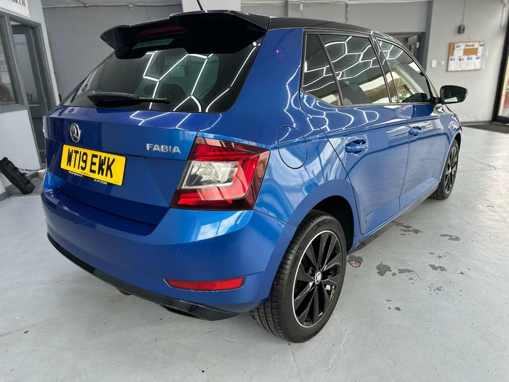 Skoda Fabia Hatchback 1.0 Tsi Monte Carlo Euro 6 Ss 20 WT19EWK Blue #4