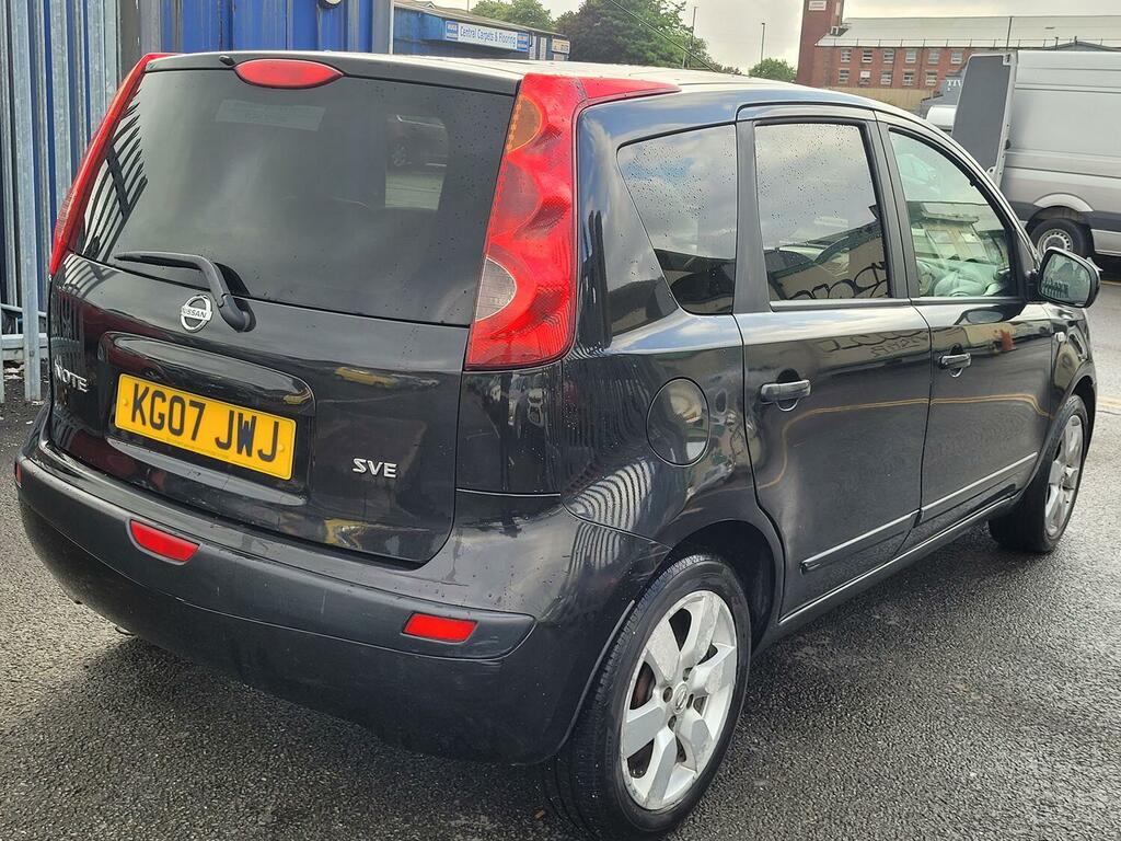 Nissan Note 1.6 16V Sve 2007 KG07JWJ Black #4