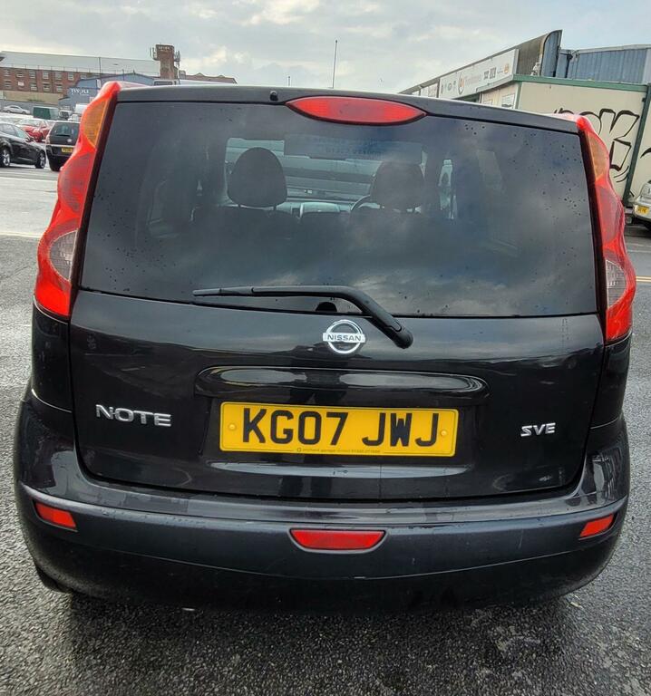 Nissan Note 1.6 16V Sve 2007 KG07JWJ Black #5