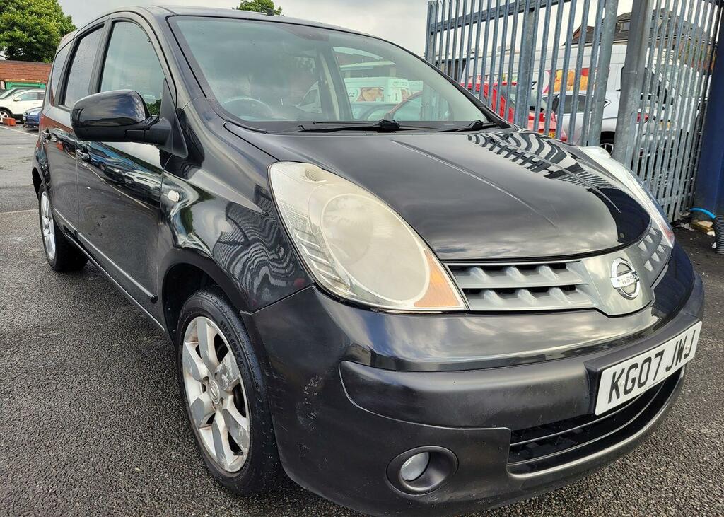 Nissan Note 1.6 16V Sve 2007 KG07JWJ Black #2