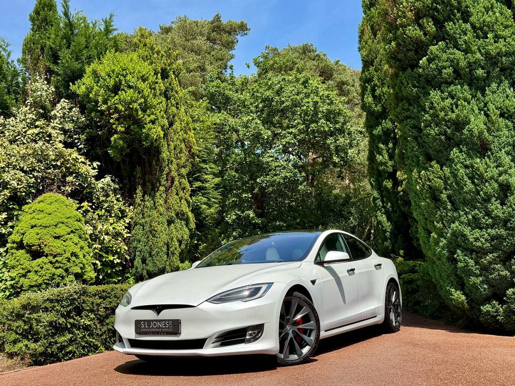 Tesla Model S Performance Ludicrous Plus Adaptive Air White #2