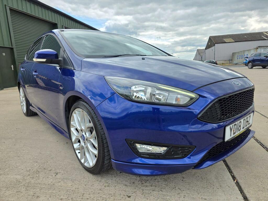 Ford Focus 1.0T Ecoboost St-line Euro 6 Ss YD18DBZ Blue #6