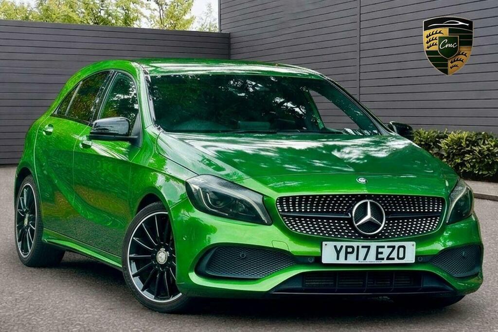 Mercedes-Benz A Class Hatchback 1.6 A180 Amg Line Premium Euro 6 Ss Green