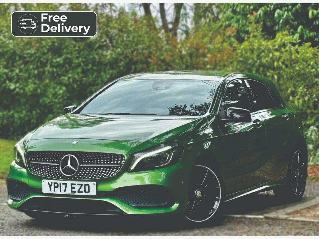 Mercedes-Benz A Class Hatchback 1.6 A180 Amg Line Premium Euro 6 Ss YP17EZO Green #3