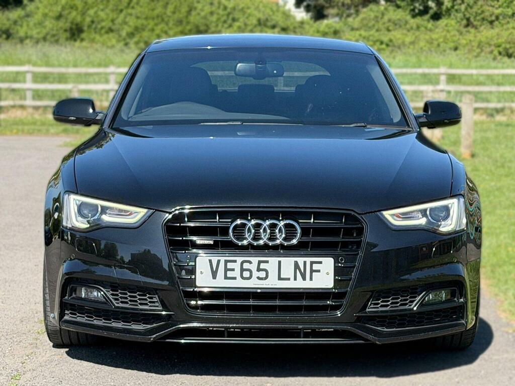 Audi A5 Hatchback 2.0 Tdi Black Edition Plus Sportback S T VE65LNF Black #2